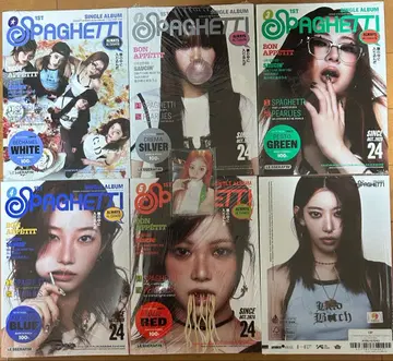 르세라핌 SPAGHETTI 6가지 형태 특전 트레이딩 카드 포함
