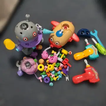 호빵맨 조립 완구 쿠미타테 DIY 나사나사 호빵맨호