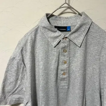 제이 린드버그 골프 반팔 피케 셔츠 그레이 남성용 L 사이즈