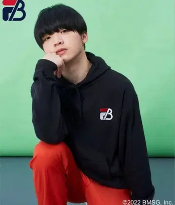 FILA BE:FIRST 콜라보 류헤이 RYUHEI 후드티 트레이닝복