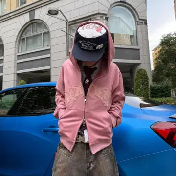 elev 핑크 후드티 M 사이즈