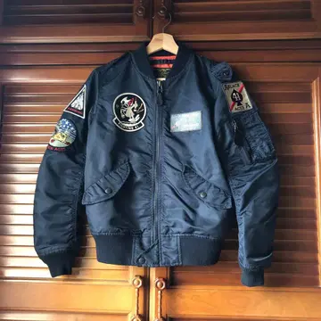 새상품급 AVIREX MA-1 자켓 네이비 M