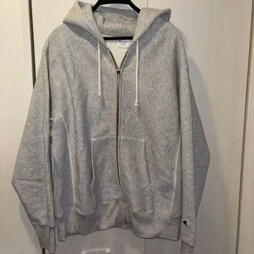 Champion Reverse Weave 속기모 후드티 XL 그레이