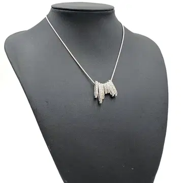 SWAROVSKI 스와로브스키 목걸이 초커 실버 크리스탈