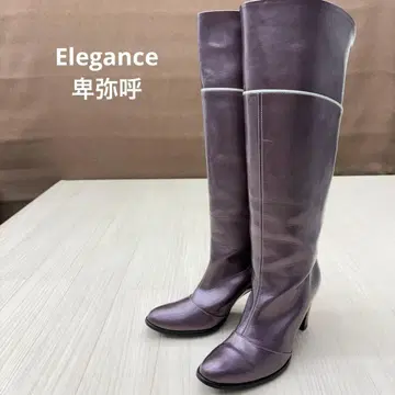 Elegance 히미코 엘레강스 히미코 에나멜 롱 부츠 23cm