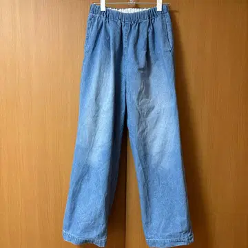 카구레 페이드 데님 이지 팬츠