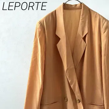 LEPORTE 테일러드 자켓 더블 포켓 부착 심플 얇은 소재