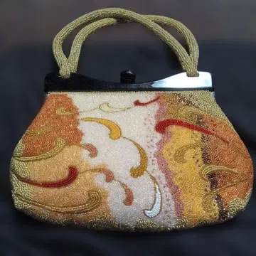 쇼와 레트로 일본 의류 총 비즈 백