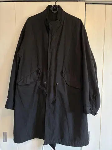 nestrobe confect 22AW [ 코튼 린넨 옥스 모즈 코트 ]