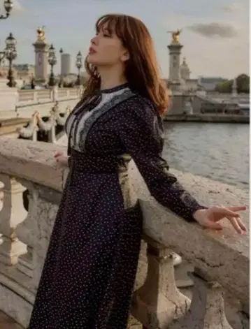 Herlipto Orangerie Dot Long Dress