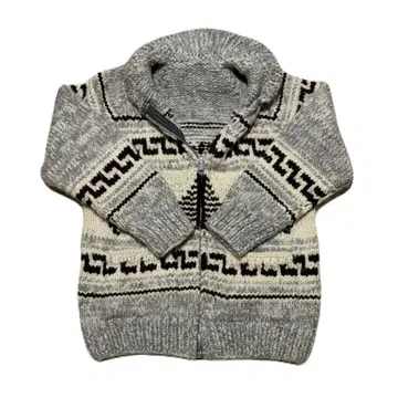 TUAK 캐나다제 코위찬 니트 스웨터 (두꺼운 원단) 사슴