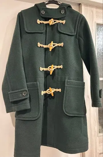 슈퍼 하카 더플 코트 그린