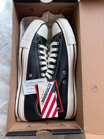 LEATHER ALL STAR US OX 27.5cm 블랙