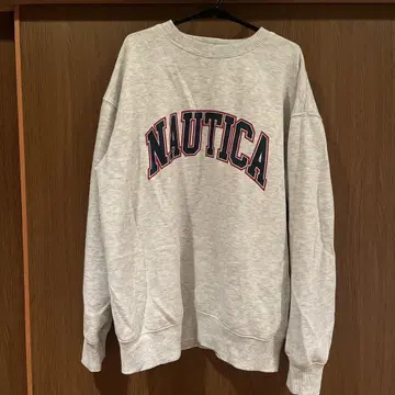NAUTICA 그레이 맨투맨 M
