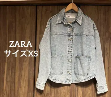 ZARA 자라 데님 자켓 G 라이트 블루 XS 오버 사이즈