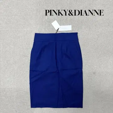 새상품 PINKY&DIANNE 타이트 스커트 블루 라메 M 사이즈