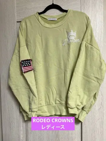 RODEO CROWNS 여성용 맨투맨 트레이닝복