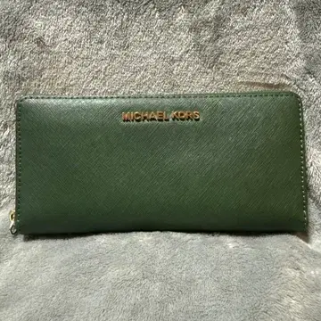 MICHAEL KORS 그린 장지갑