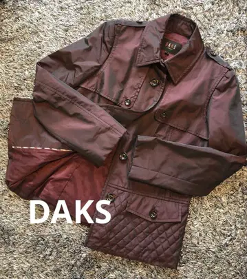 DAKS 닥스 트렌치 퀼팅 레드 빨간색 자켓 코트