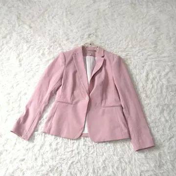 H&M 핑크 테일러드 자켓 EUR36 심플