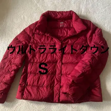 UNIQLO 울트라 라이트 다운 S 빨간색