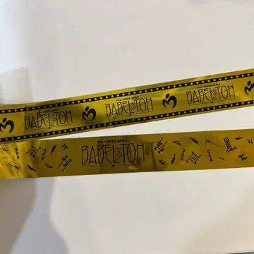 Mrs. GREEN APPLE 바벨 은색 테이프 2종 세트