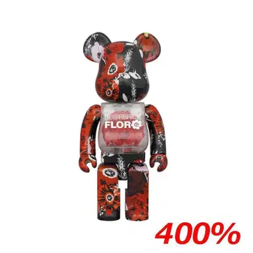 BE@RBRICK 400% FLOR@ 꽃무늬