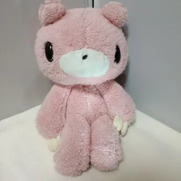 그루미 퍼펫 옅은 핑크색 타월 같은 원단