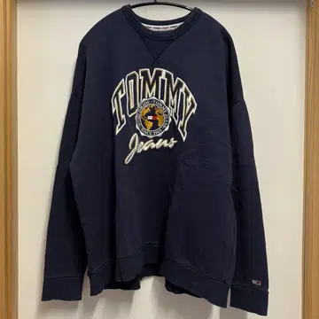TOMMY JEANS 네이비 트레이닝복