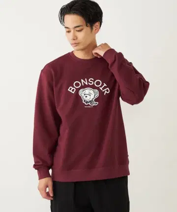 SHIPS Colors TeddyBear(R) 맨투맨 트레이닝복