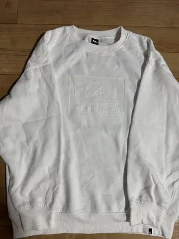 QUIKSILVER 엠보싱 로고 크루넥 맨투맨