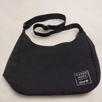UNICEF 숄더백 블랙