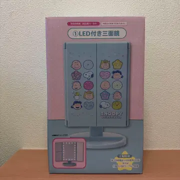 스누피 뽑기 LED 부착 삼면경