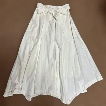 프레이 아이디 플레어 스커트 화이트