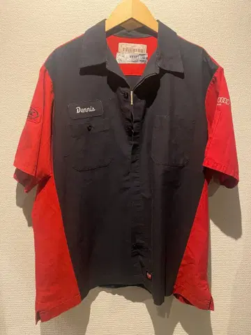 RED KAP Audi 반팔 워크 셔츠 XL