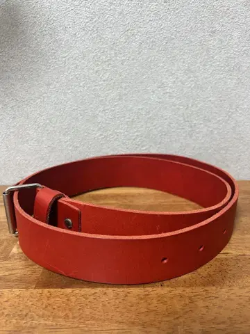 다니엘라 그레지스 DANIELA GREGIS 가죽 벨트 빨간색