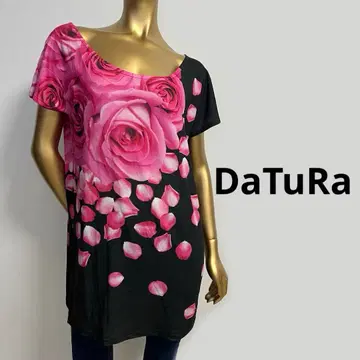[ 4652 ] 레어템 DaTuRa 장미 프린트 셔츠 M 헤이세이 갸루