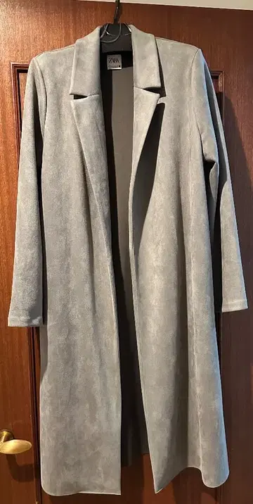 ZARA 그레이 롱 코트 M