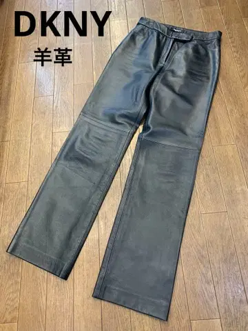 DKNY 다나카란뉴욕 양가죽 가죽 팬츠 2