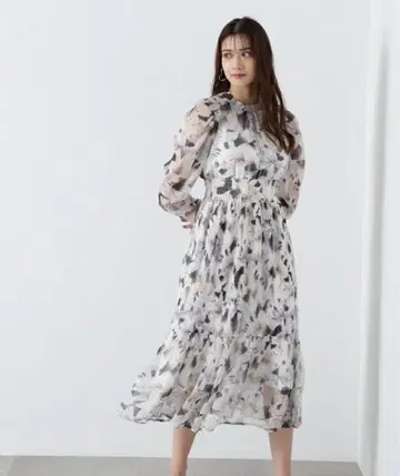 디지털 플라워 프린트 원피스 JILL by JILLSTUART