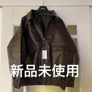 그레일 다크 브라운 봄버 자켓