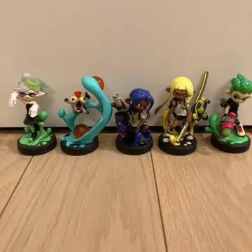스플래툰 amiibo 5체 세트