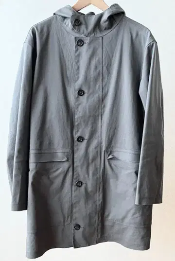 마가렛호웰 x 매킨토시 후디드 코트 그레이 M