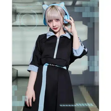 ililil 디자인 저리 원피스 블랙