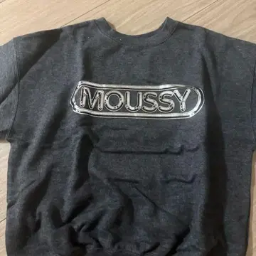 MOUSSY 그레이 로고 트레이닝복
