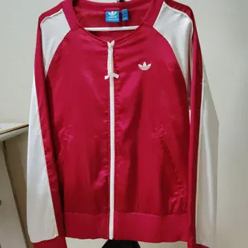adidas 트랙 탑 빨간색/화이트 L 분위기 최고 새상품급