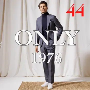 미사용 새상품 ONLY1976 스트레치 셋업 수트 44 S 블루