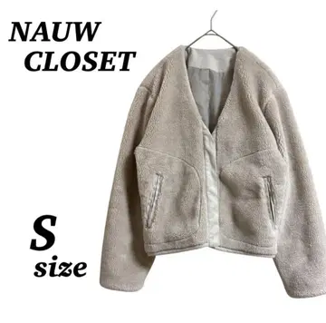 [ NAUW CLOSET ] 인조 모피 자켓 복슬복슬 보아 숏