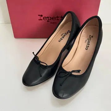 [ 새상품급 ] repetto 레페토 펌프스 하이힐 가죽 블랙 24