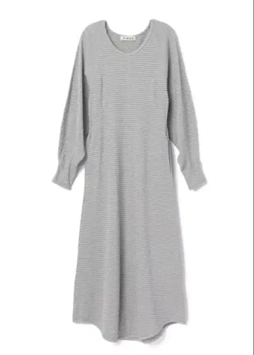 PINUE 보더 서멀 원피스 M 사이즈 GRAY